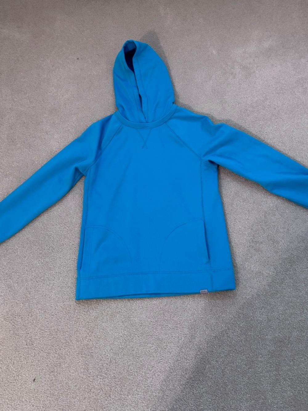 Eddie Bauer turquoise women’s XS Hooded Shirt